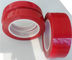Bande de liaison de ruban adhésif/commutateur de polyester rouge mou et tendre pour le revêtement de film