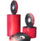Matériel matériel de PE de mousse de bande de libération acrylique rouge de revêtement pour la décoration