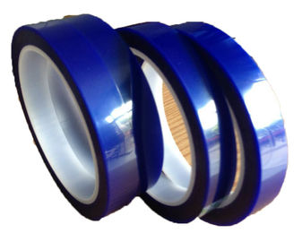 Couleur acrylique enduite adaptée aux besoins du client de bleu d'épaisseur de la bande d'épissure de film 65Um